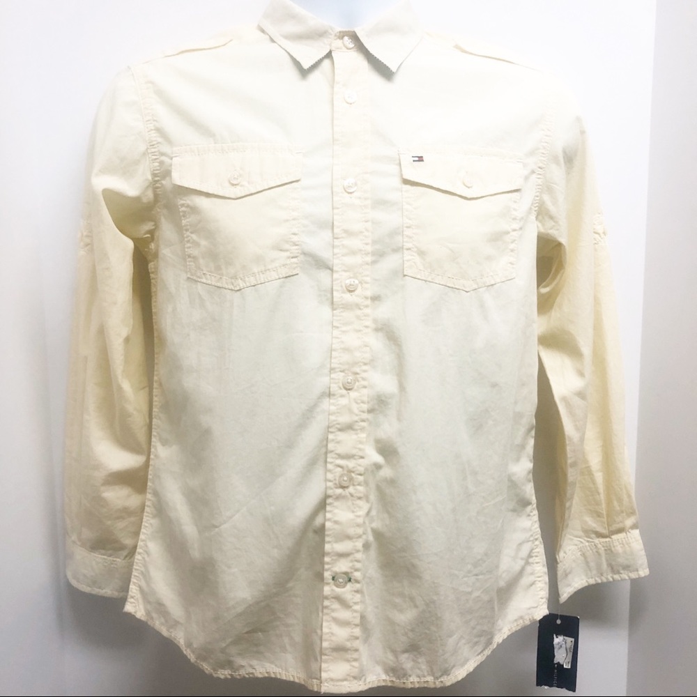 Tommy Hilfiger Boys' Classic Long-Sleeve Shirt